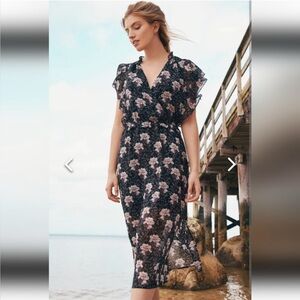 1. State Floral Midi Dress